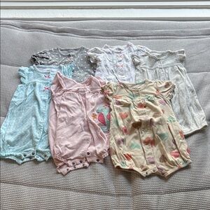 Carter’s Rompers Bundle (6 pieces)